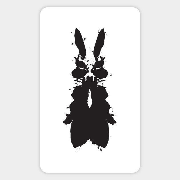 Dark Rorschach Sticker by katiestack.art
